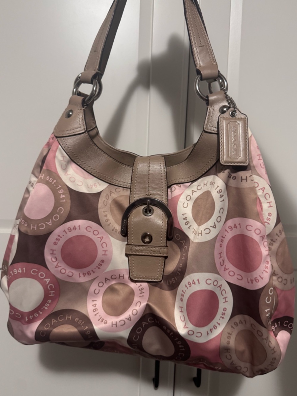 Coach Soho Signature Buckle Hobo Shoulder Bag